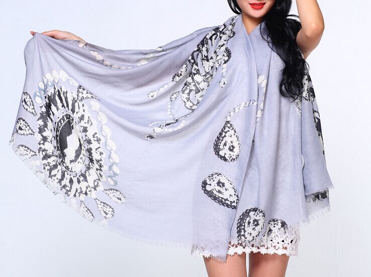 Wholesale twill cotton long scarf