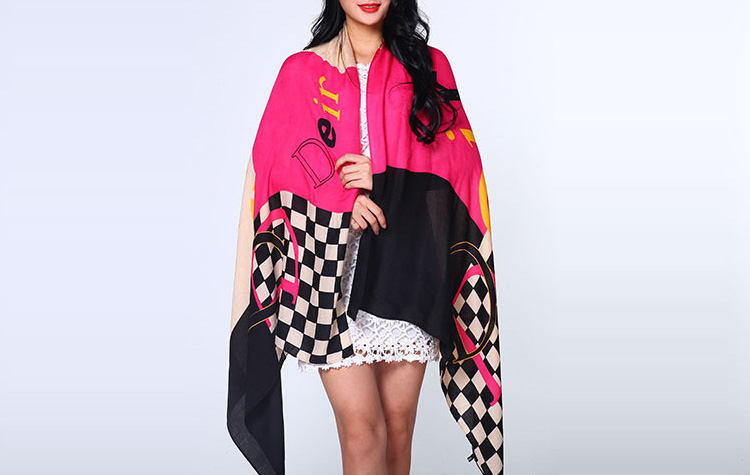 Long cotton twill scarf wholsale