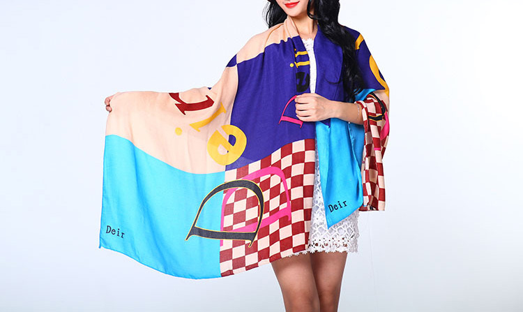 Long cotton twill scarf wholsale
