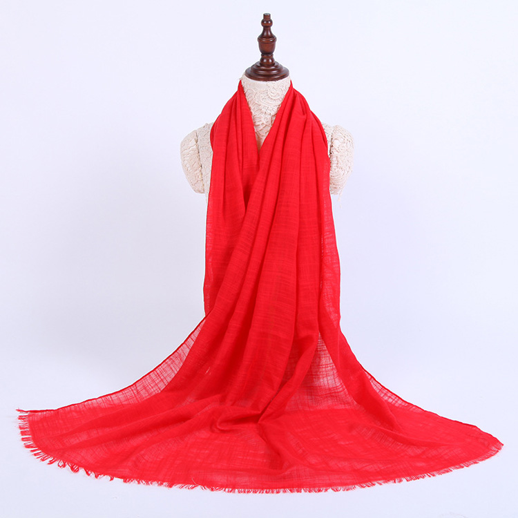Wholesale fringed fashion scarf