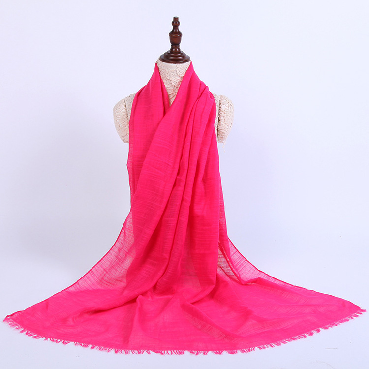 Wholesale fringed fashion scarf