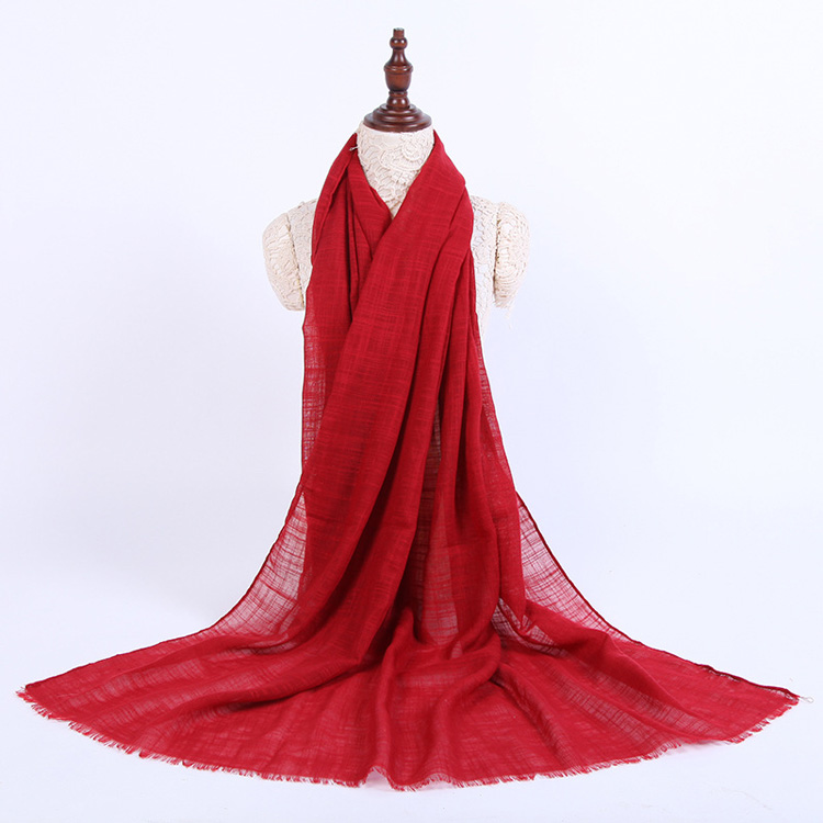 Wholesale fringed fashion scarf