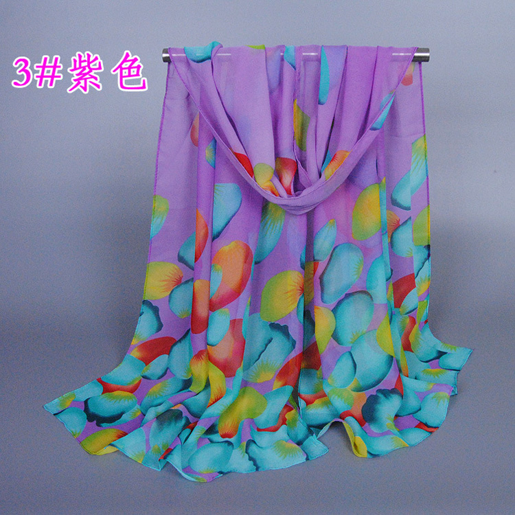 Wholesale printed chiffon scarf women