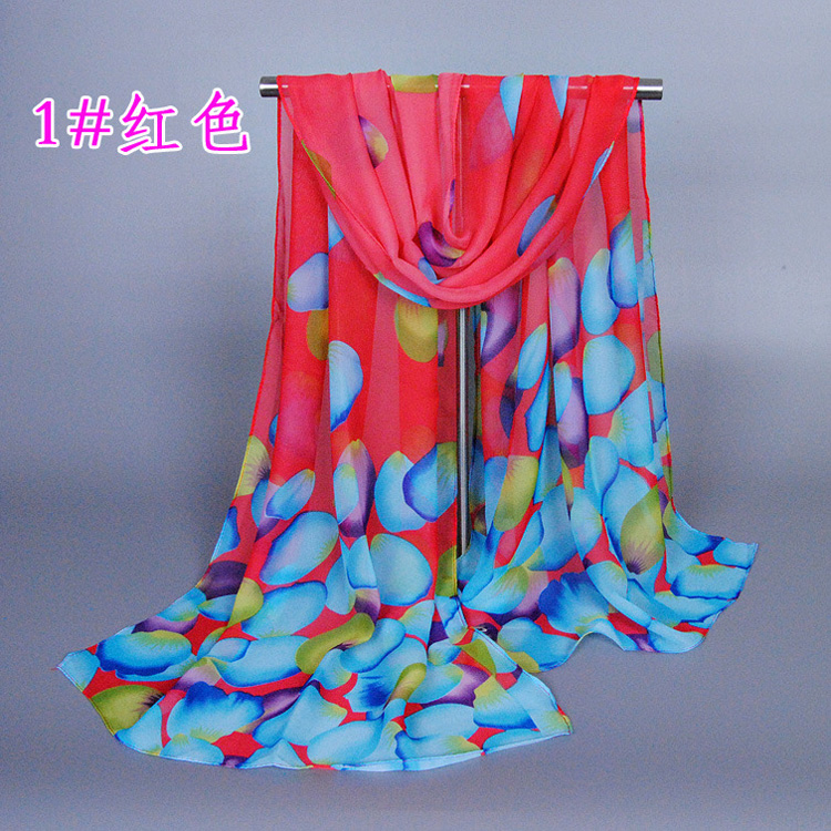 Wholesale printed chiffon scarf women