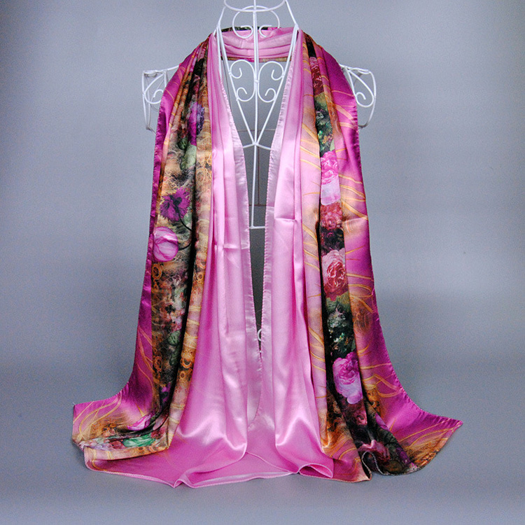 Wholesale silk digital print scarf