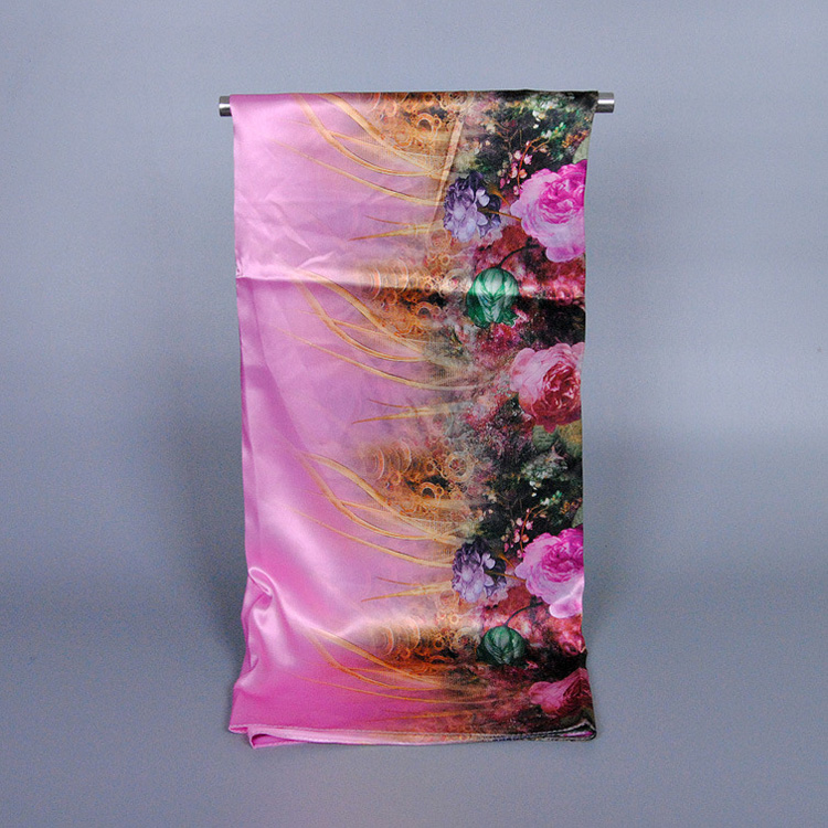 Wholesale silk digital print scarf