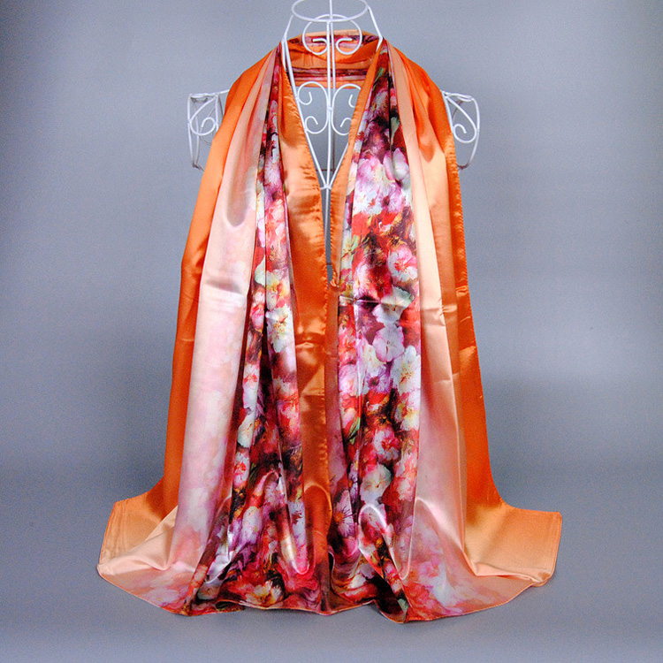 Wholesale silk digital print scarf