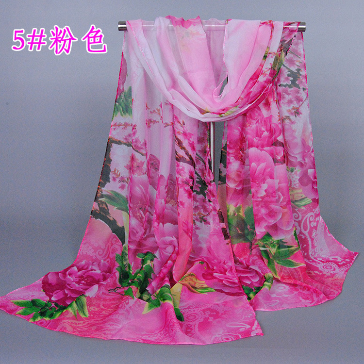 Wholesale chinese style chiffon scarf