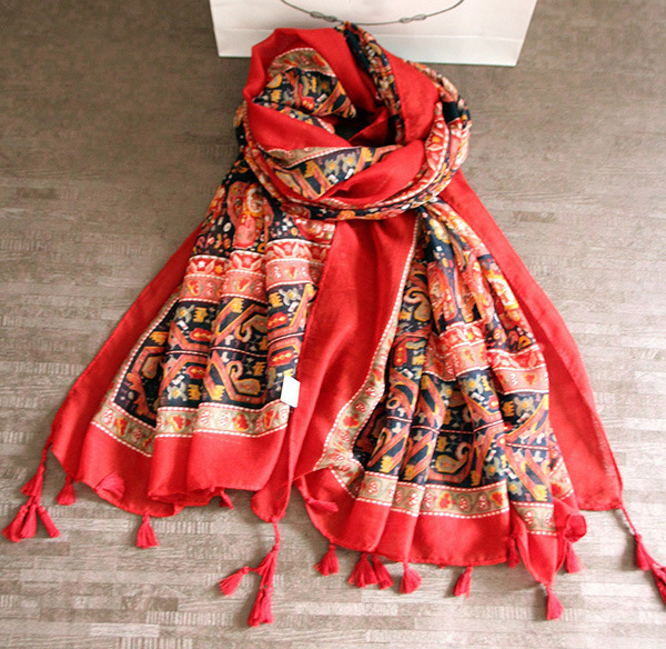Cashew flower scarves uk