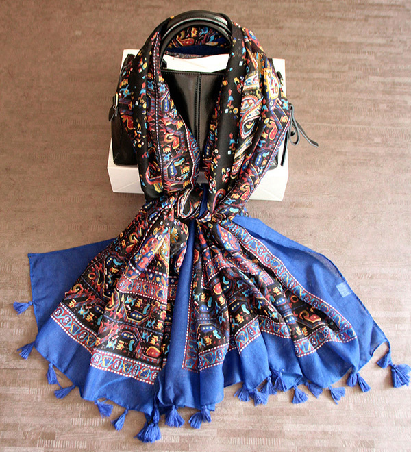 Cashew flower scarves uk