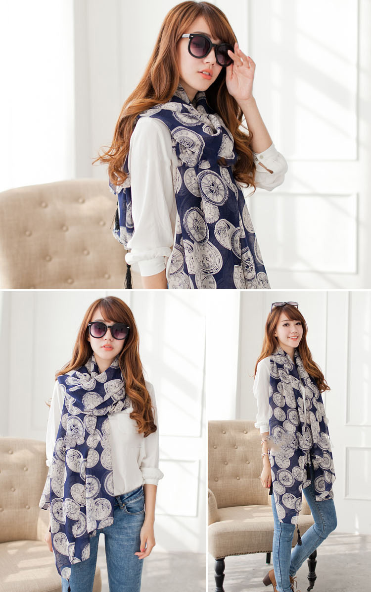 Wholesale chiffon infinity scarf