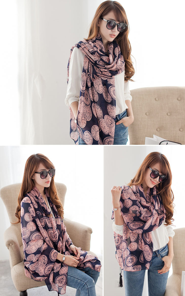 Wholesale chiffon infinity scarf