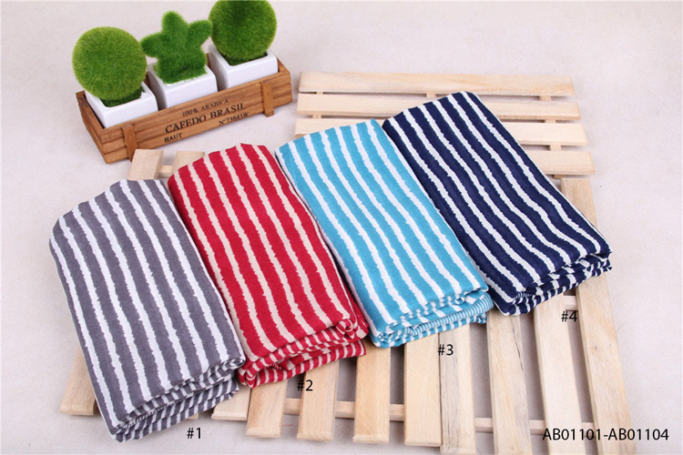 Wholesale viscose striped scarf