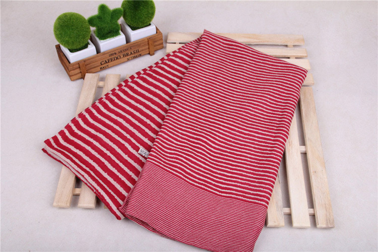 Wholesale viscose striped scarf