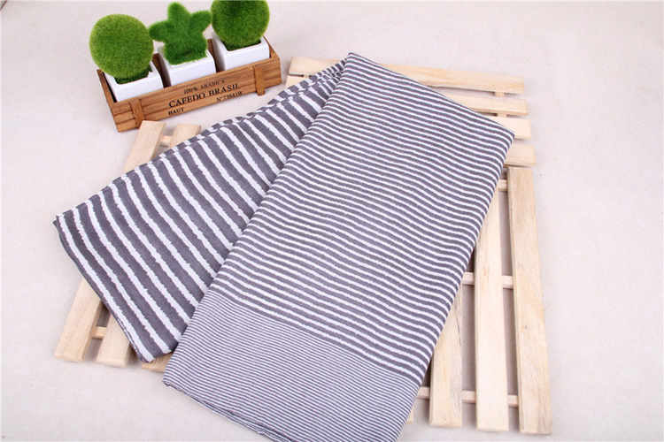 Wholesale viscose striped scarf