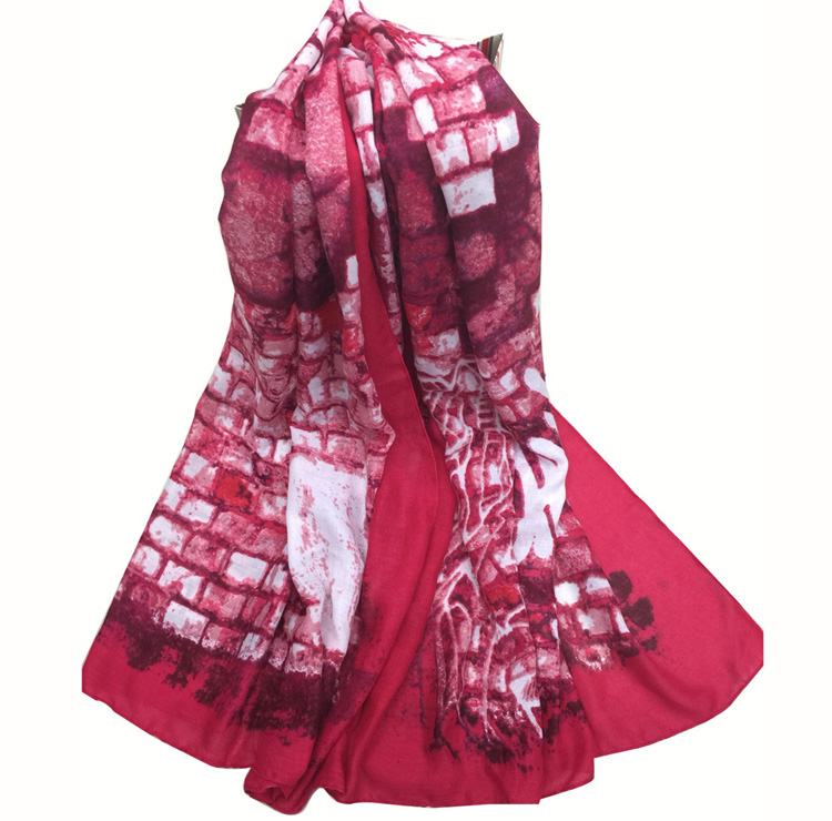 Wholesale graffiti women scarf
