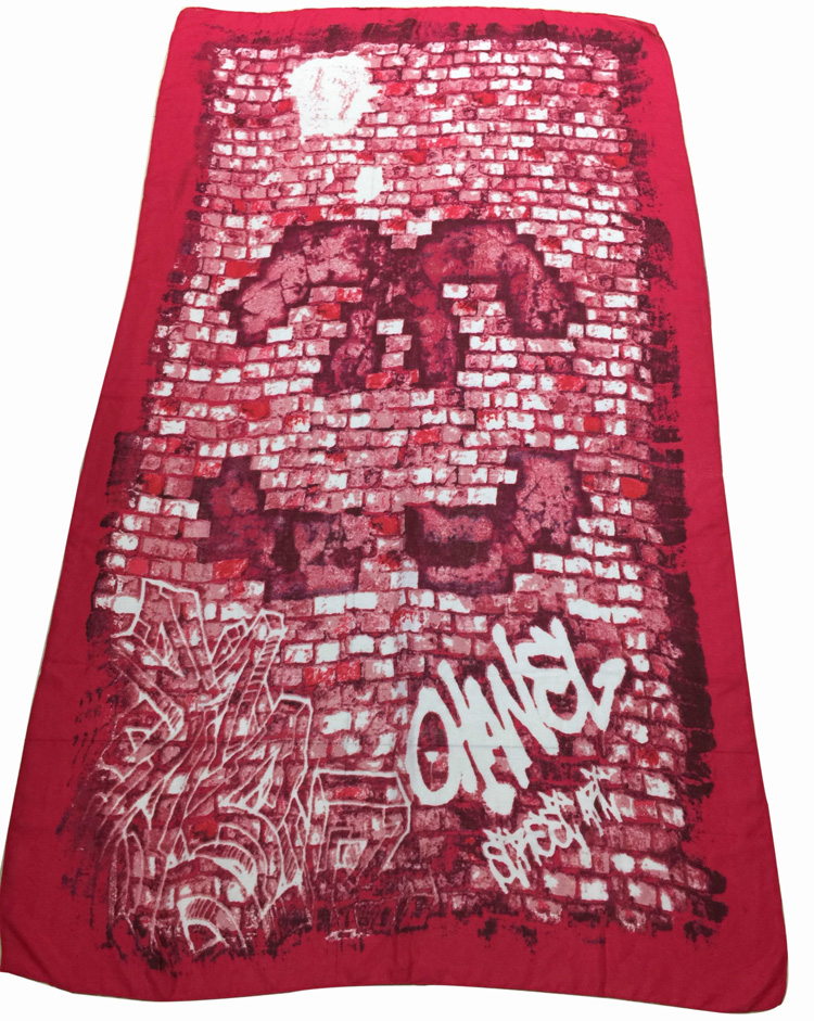 Wholesale graffiti women scarf