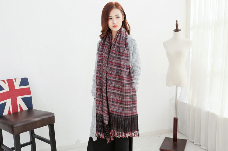 Cashmere plaid scarf wholesale