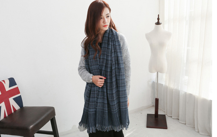 Cashmere plaid scarf wholesale