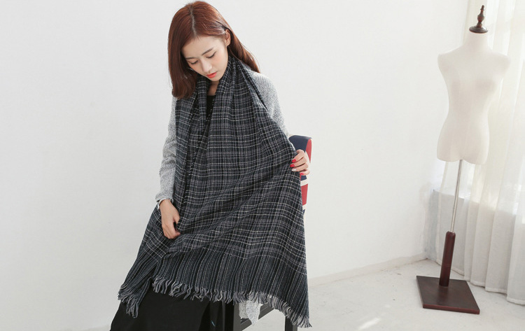 Cashmere plaid scarf wholesale