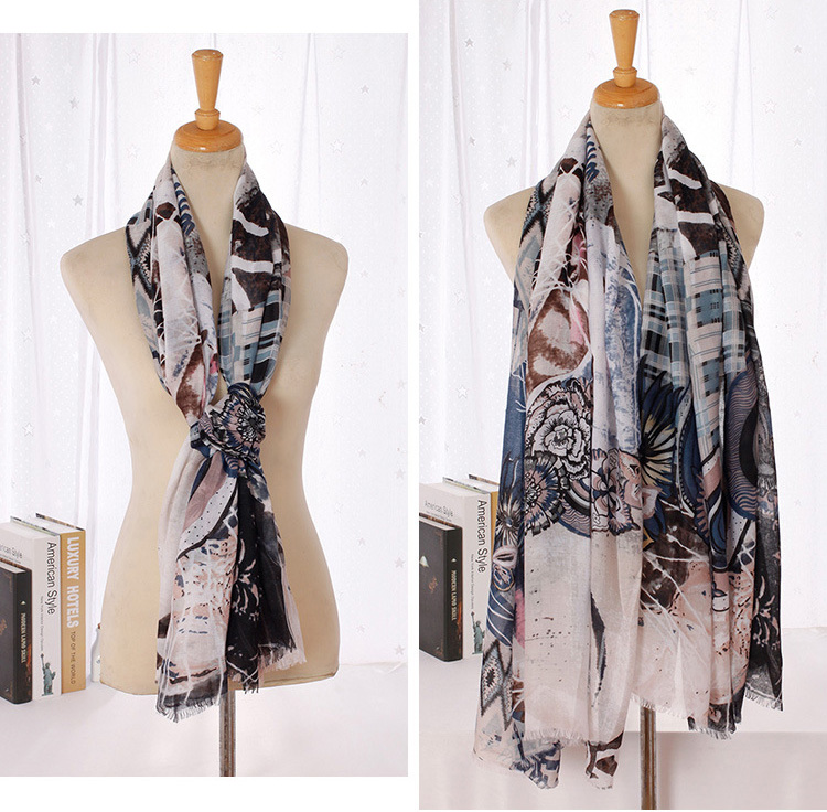 Wholesale cotton satin scarf