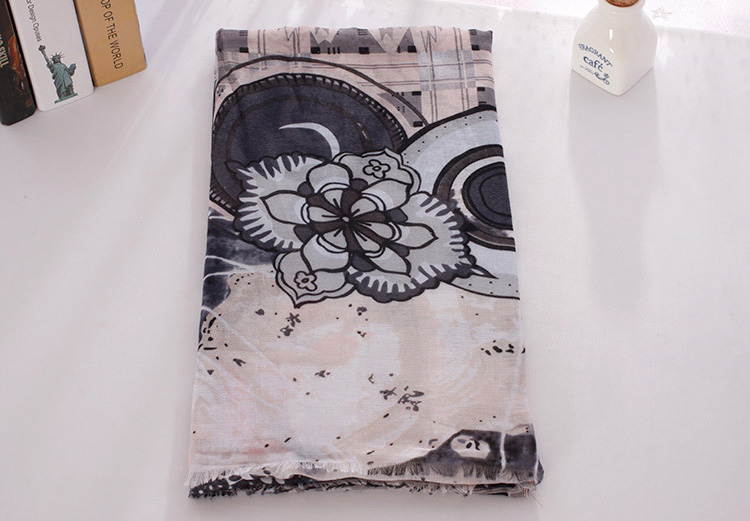 Wholesale cotton satin scarf