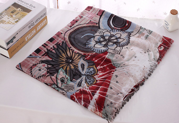 Wholesale cotton satin scarf