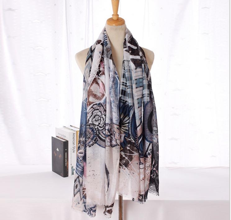 Wholesale cotton satin scarf