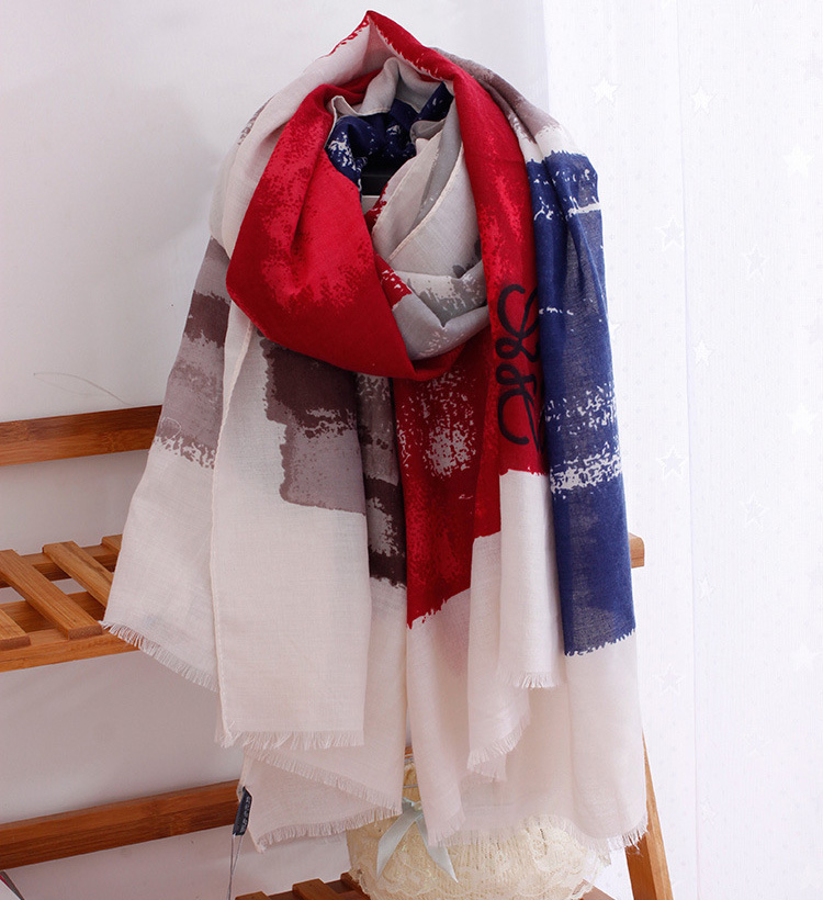 Cotton graffiti scarf wholesale