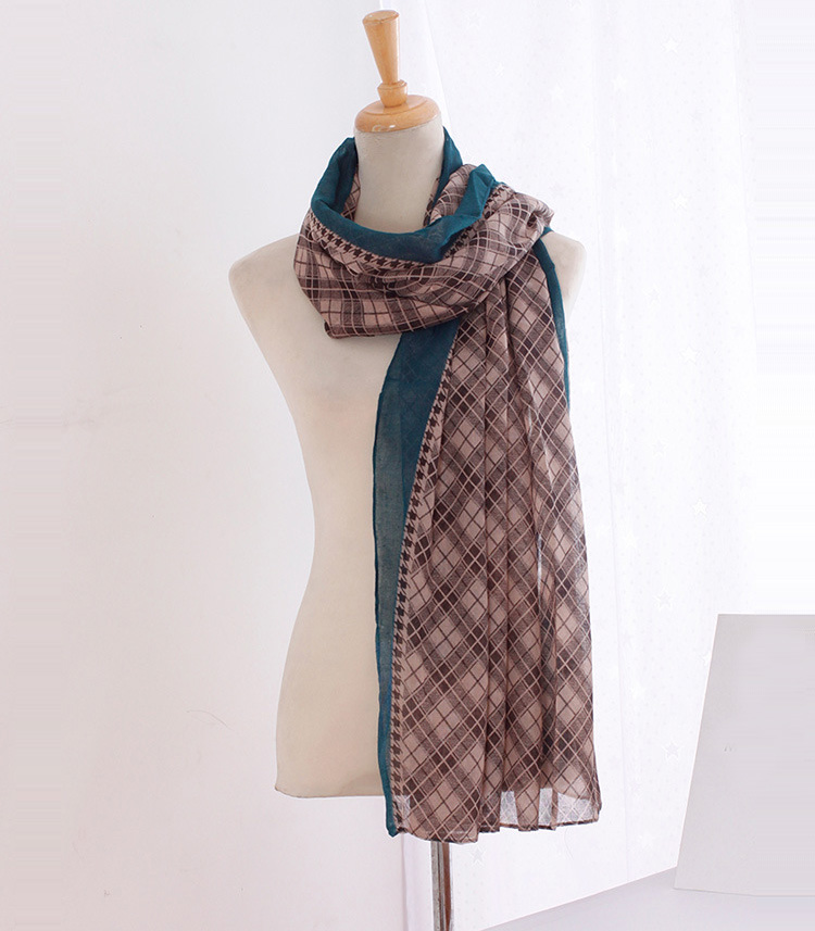 Wholesale geometric pattern scarf