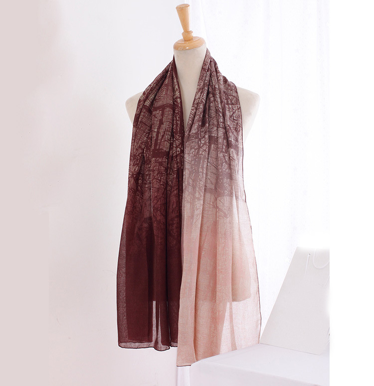 Graffiti cotton scarf wholesale