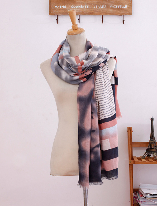 Wholesale long plaid scarf cotton