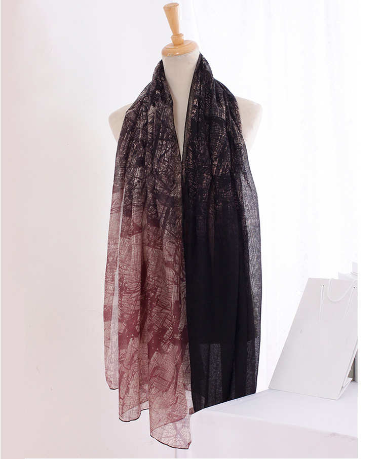 Graffiti cotton scarf wholesale