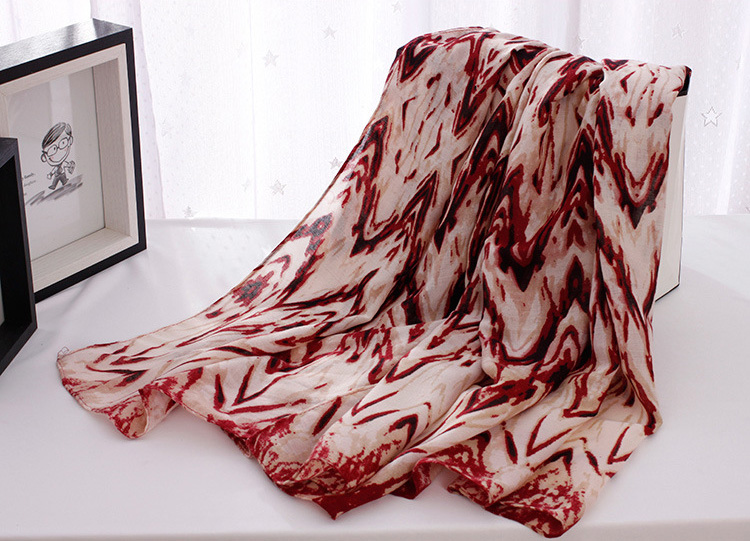 Women cotton printed scarf wholesale