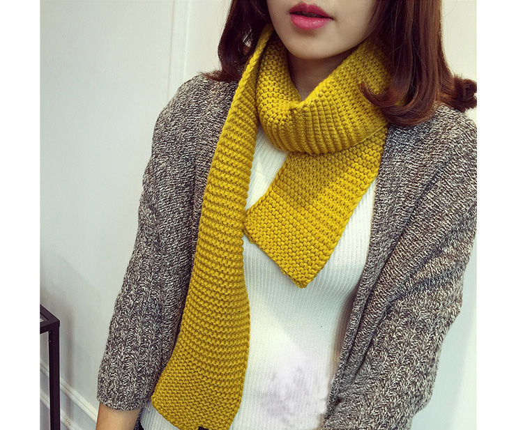 Wholesale knitted wool fabric scarf