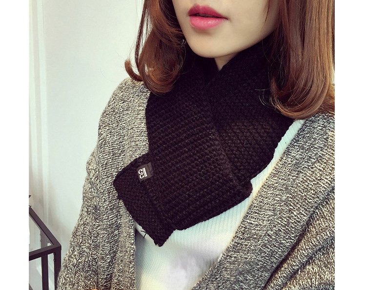 Wholesale knitted wool fabric scarf