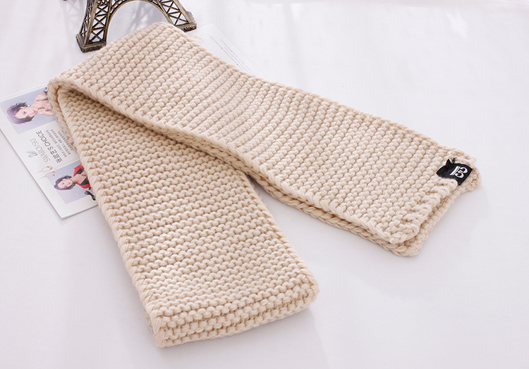 Wholesale knitted wool fabric scarf