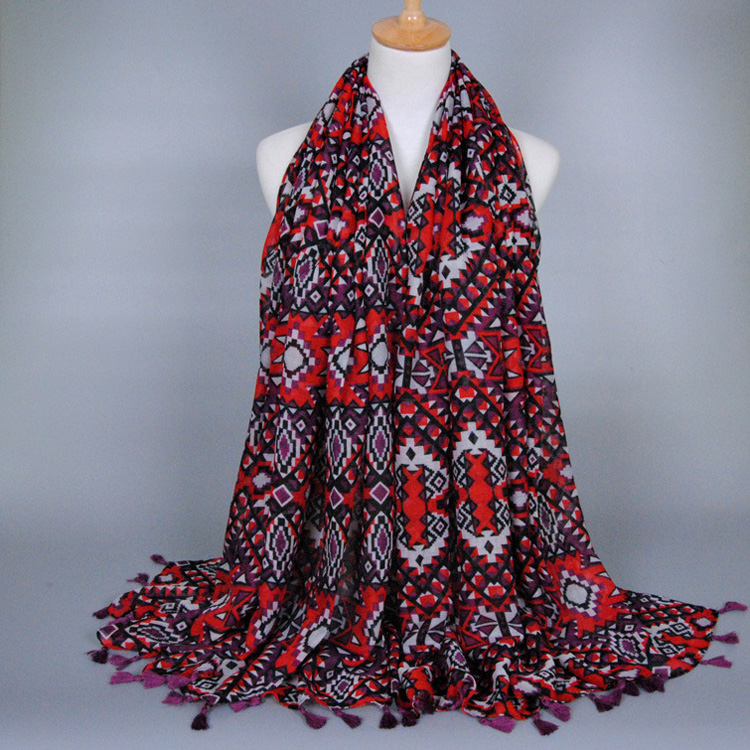 Southeast asian viscose scarf wholesale