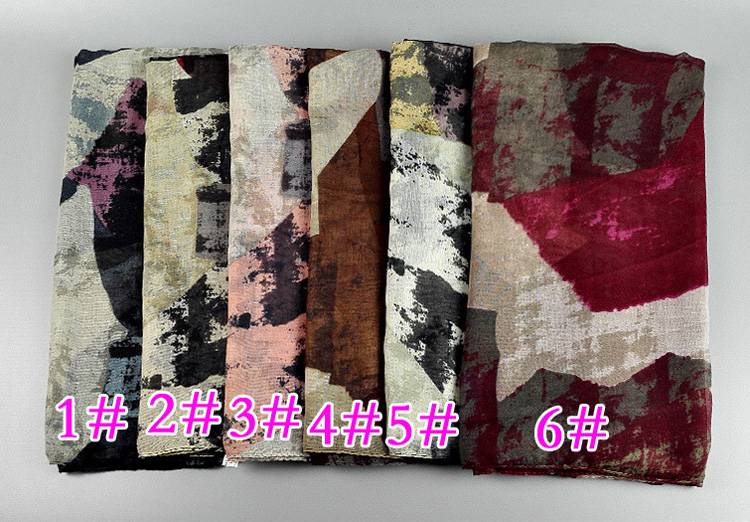 Graffiti tartan scarf wholesale