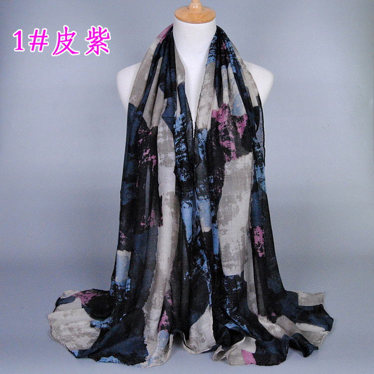 Graffiti tartan scarf wholesale