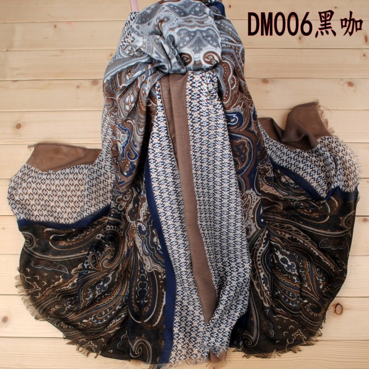 Wholesale cashew fower long scarf