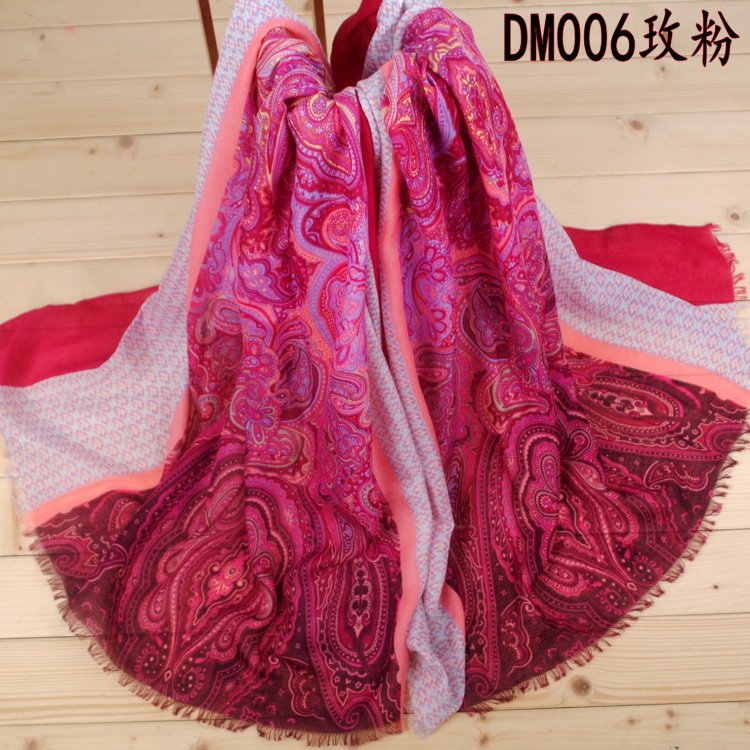 Wholesale cashew fower long scarf
