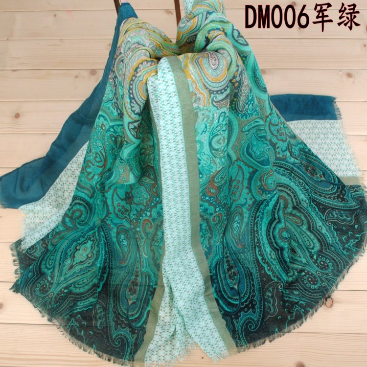 Wholesale cashew fower long scarf