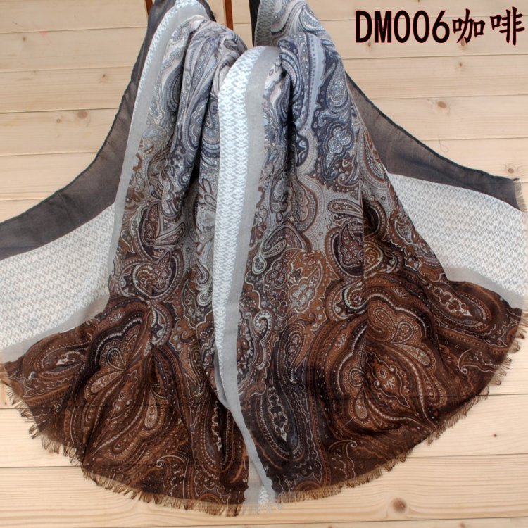 Wholesale cashew fower long scarf