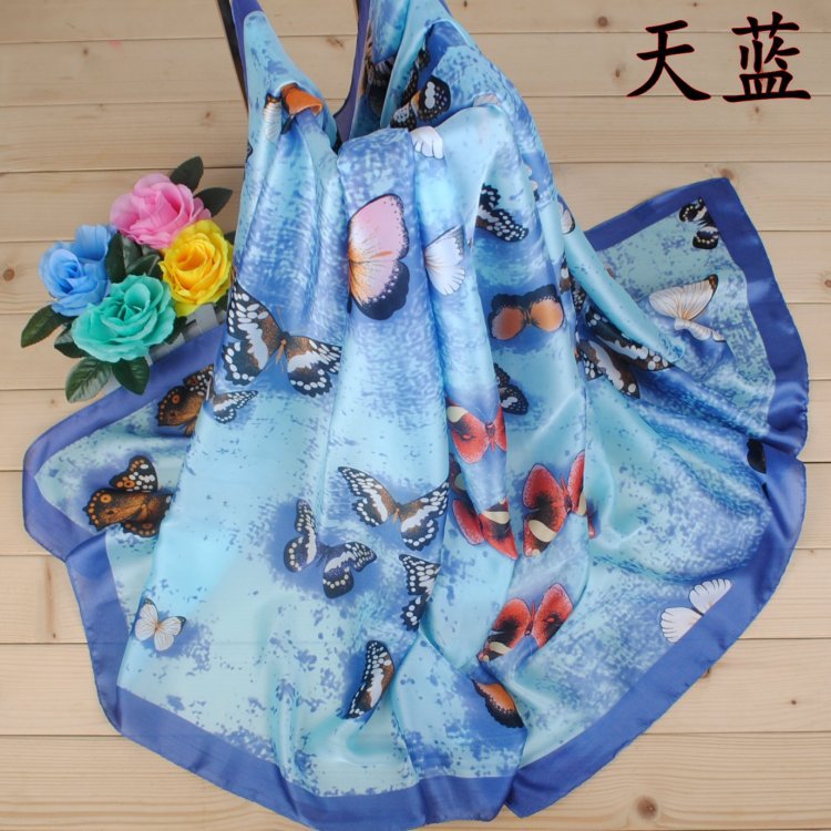 Silk butterfly scarf wholesale