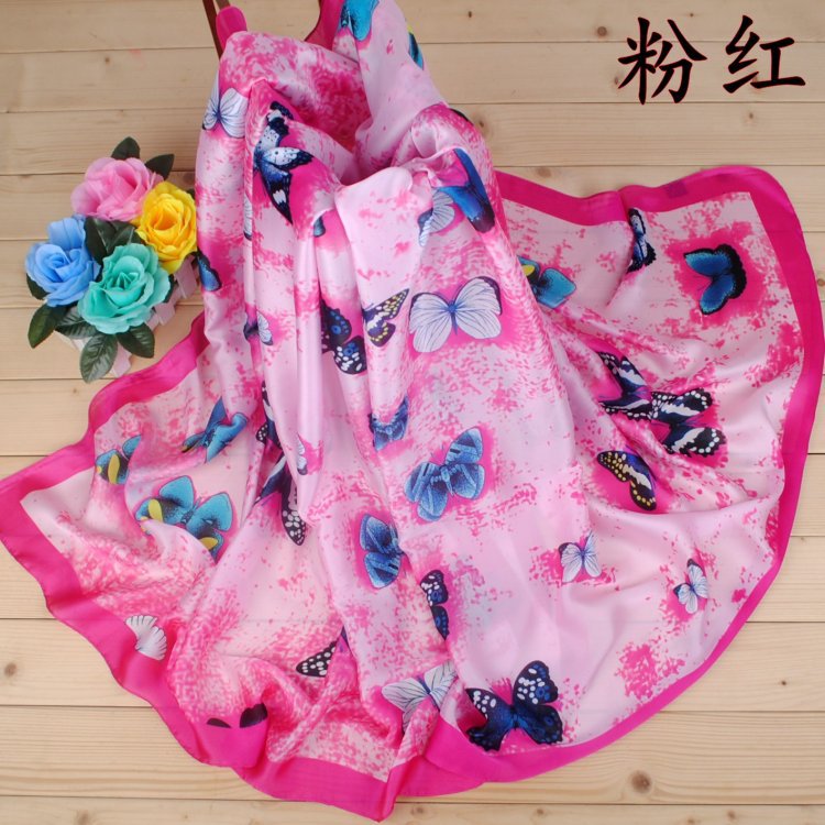Silk butterfly scarf wholesale