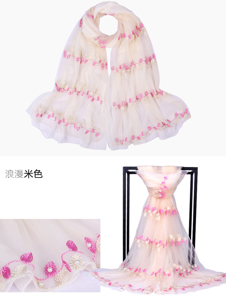 Wholesale scarf embroidered shawls