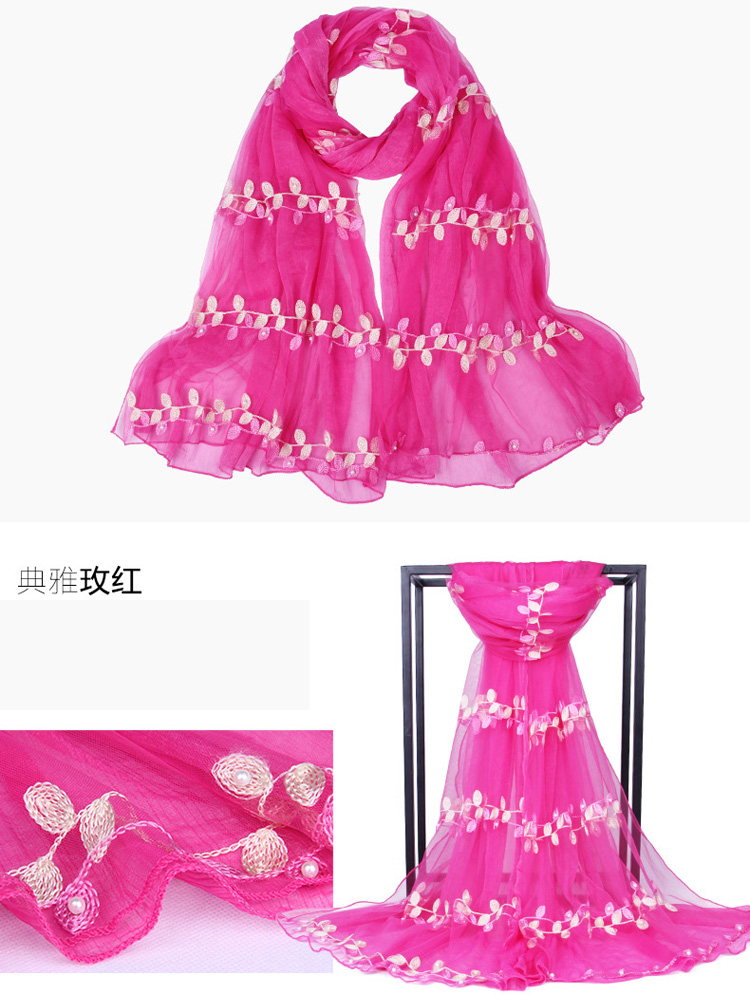 Wholesale scarf embroidered shawls