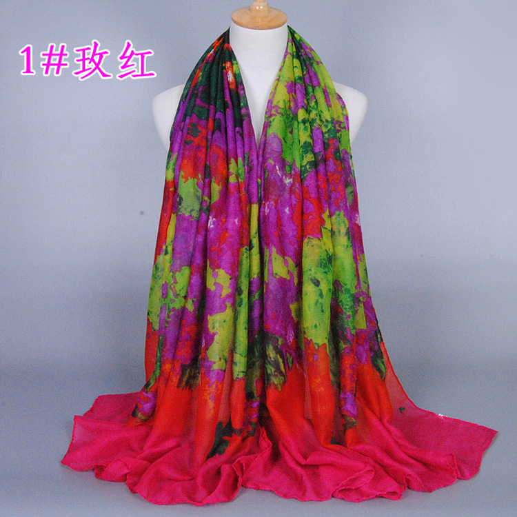 Hand painted scarf wholesale