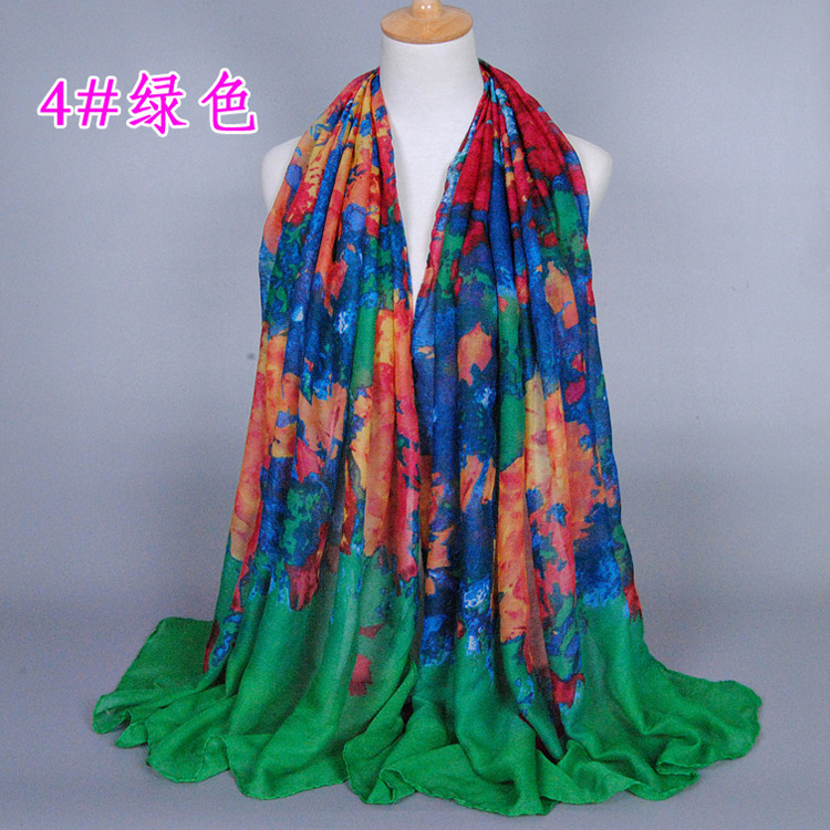 Hand painted scarf wholesale